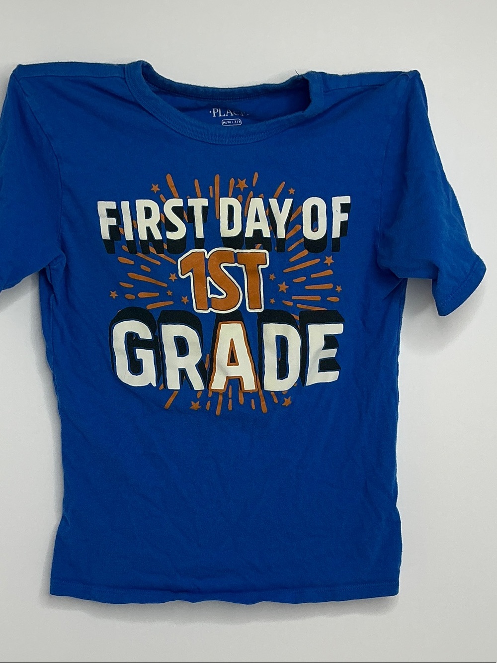 The Children's Place Royal Blue 'First Day of 1st Grade' Graphic Tee